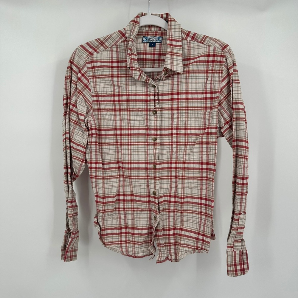 Shyanne Womens Plaid Western Shirt Size M Cowgirl Southwestern Rodeo Americana